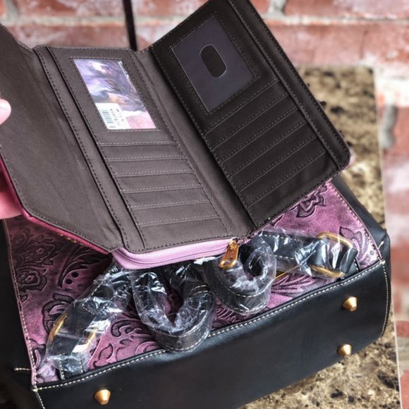 Montana West Backpack and Wallet Set Burgu… - Picture 4 of 6